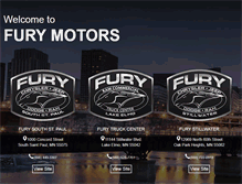 Tablet Screenshot of furymotors.com